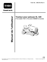 Toro XL 320 Lawn Tractor Manuel utilisateur