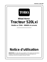 Toro 520Lxi Garden Tractor Manuel utilisateur