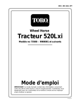 Toro 520Lxi Garden Tractor Manuel utilisateur