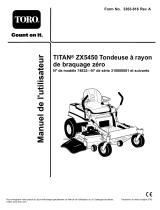 Toro TITAN ZX5450 Zero-Turn-Radius Riding Mower Manuel utilisateur
