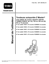 Toro Z Master Professional 6000 Series Riding Mower, Manuel utilisateur