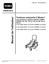 Toro Z Master Commercial 3000 Series Riding Mower, Manuel utilisateur