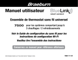 Robertshaw Braeburn 7500 Thermostat KIt Manuel utilisateur
