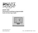 Robertshaw SMART 2000 Digital Programmable Thermostat Guide de démarrage rapide