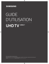 Samsung UA58RU7100S Guide d'installation rapide