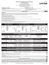 Leviton 5685-2T Guide d'installation