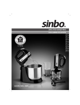 Sinbo SMX 2735 Mode d'emploi