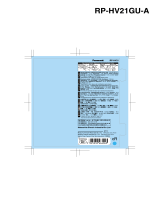 Panasonic RP-HV21 E-A Manuel utilisateur