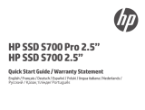 HP 500GB S700 М.2 (2LU80AA) Manuel utilisateur