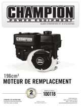Champion Power Equipment 100118 Manuel utilisateur