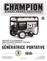 Champion Power Equipment 100105 Manuel utilisateur