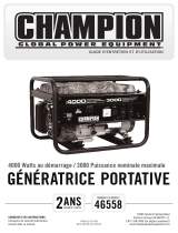 Champion Power Equipment 46558 Manuel utilisateur