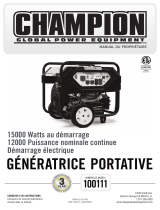 Champion Power Equipment 100111 Manuel de l’opérateur