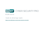 ESET Cyber Security Pro for macOS Guide de démarrage rapide
