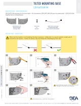 BEA LZR®-FLATSCAN SW TILTED MOUNTING BASE Mode d'emploi