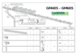 Gardena Kit gouttière pour abri de jardin bois Gardenas Lindo L et XL + pergola Mode d'emploi