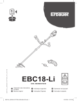 Erbauer EBC18-Li Manuel utilisateur