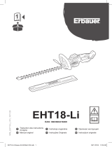 Erbauer EHT18-Li Manuel utilisateur