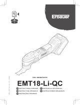 Erbauer EMT18-Li-QC Manuel utilisateur
