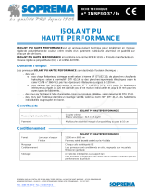 Castorama Panneau polyuréthane haute performance emboîtable multi-usage Soprema 120 x 60 cm ép. 50 mm R. 2,30 m²K/W Mode d'emploi