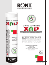 Ront Graisse XAD de synthèse 200gr cartouche RontProduction Manuel utilisateur