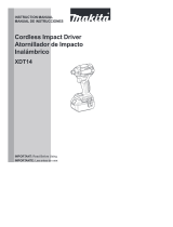 Makita XT268M-BL1850B2 Manuel utilisateur