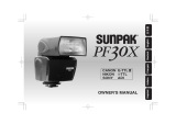 SUNPAK PF30X  Le manuel du propriétaire