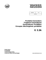 Wacker Neuson G3.3A Parts Manual