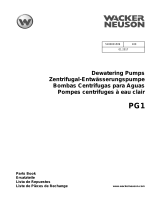 Wacker Neuson PG1 Parts Manual