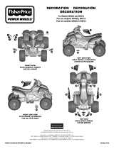 Mattel Kawasaki KFX Instruction Sheet