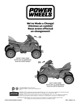 Mattel Power Wheels DC Super Friends Kawasaki Batman ATV Instruction Sheet