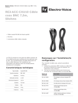 Electro-Voice RE3-ACC-CXU10 Fiche technique