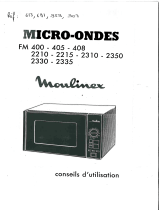 Moulinex FM2210 Le manuel du propriétaire