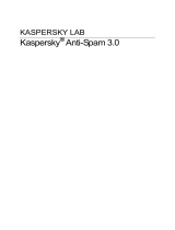 Kaspersky ANTI-SPAM 3.0 Le manuel du propriétaire