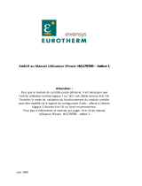 Eurotherm EPower - Additif Le manuel du propriétaire