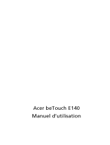 Acer beTouch E140 Manuel utilisateur
