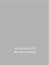 Acer BeTouch E210 Le manuel du propriétaire