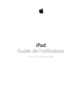 Apple iPad Air - iOS 7 Manuel utilisateur