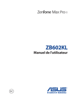 Asus ZENFONE MAX M1 ZB555KL Le manuel du propriétaire