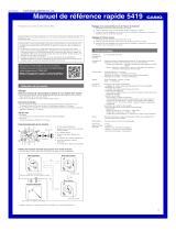 Mode d'Emploi pdf Casio 5419 Manuel utilisateur