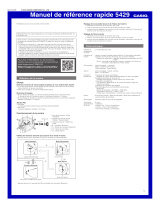 Casio 5429 Mode d'emploi