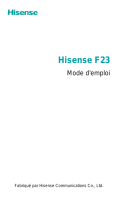 Hisense F23 Le manuel du propriétaire