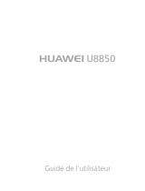 Huawei Vision - U8850 Le manuel du propriétaire