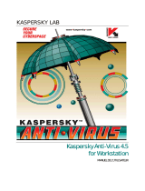 Kaspersky ANTI-VIRUS 4.5 Manuel utilisateur