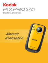 Kodak PixPro SPZ-1 Manuel utilisateur