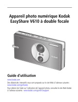 Kodak EasyShare V610 Le manuel du propriétaire