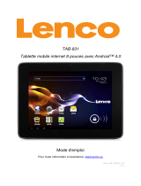 Lenco Tab 831 Le manuel du propriétaire
