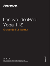 Lenovo IdeaPad Yoga 11S Le manuel du propriétaire