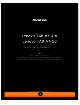 Lenovo Tab A7-40 Le manuel du propriétaire