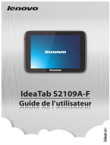 Lenovo IdeaTab S2109A Le manuel du propriétaire